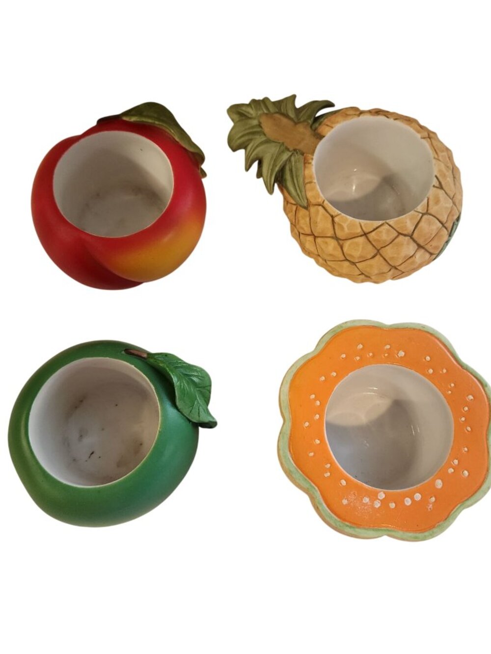 Partylite Votive Holders Fruit Splash P7149 NIB Pineapple Melon Apple Peach